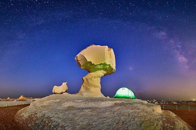 2-Day Black & White Desert, Crystal Mountain, option Pyramid tour - From Cairo to Bahariya Oasis in about four hours