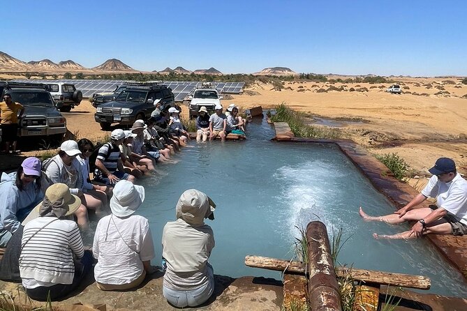 2 Days 1 Night to White and Black Desert from Cairo or Giza - El-Haiz Oasis: a cool swim and a local lunch