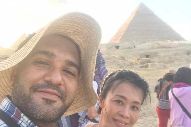 4-Hours Private Giza Pyramids,sphinx,Lunch,Camel & Inside Pyramid - Panoramic photos and the camel ride