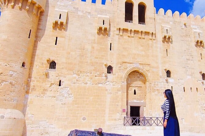 Alexandria day tour.The catacomb, pompy's pillar,the citedal - Bibliotheca Alexandrina, old idea in a modern building
