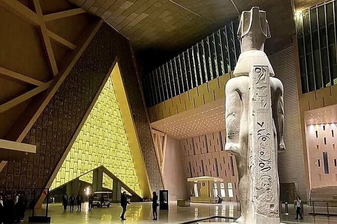 All in one Giza Pyramids, Sphinx, Camel and Grand Egyptian Museum - Khufu, the only surviving ancient wonder