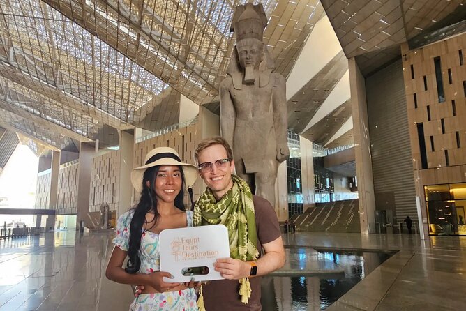 All in one Giza Pyramids, Sphinx, Camel, Grand Egy Museum & Lunch - The panoramic photo stop and camel ride