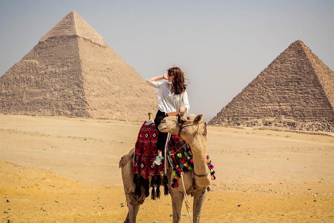 All inclusive 12 Hrs Giza Pyramids, Sphinx Egyptian museum Market Dinner cruise - The Sphinx and its mummification temple