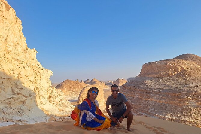 All inclusive Private Overnight Camping in White and Black desert - Black Desert views from the basalt hills