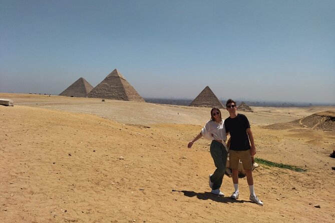 All inclusive Private Tour Giza Pyramids Sphinx ,Camel Ride and Lunch - Egyptian bazaars and souvenir time