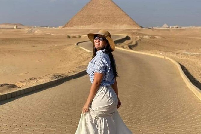 All Inclusive Tour to Giza pyramids, sphinx, Memphis, Saqqara - The Giza Plateau viewpoint and the optional camel ride