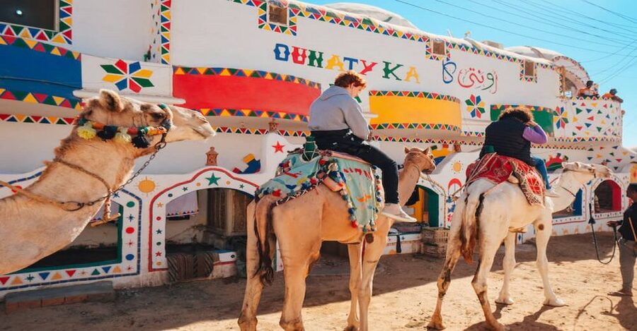 Aswan: Nubian Village Day Trip with Camel Ride - Family visits, tea, music, and local color