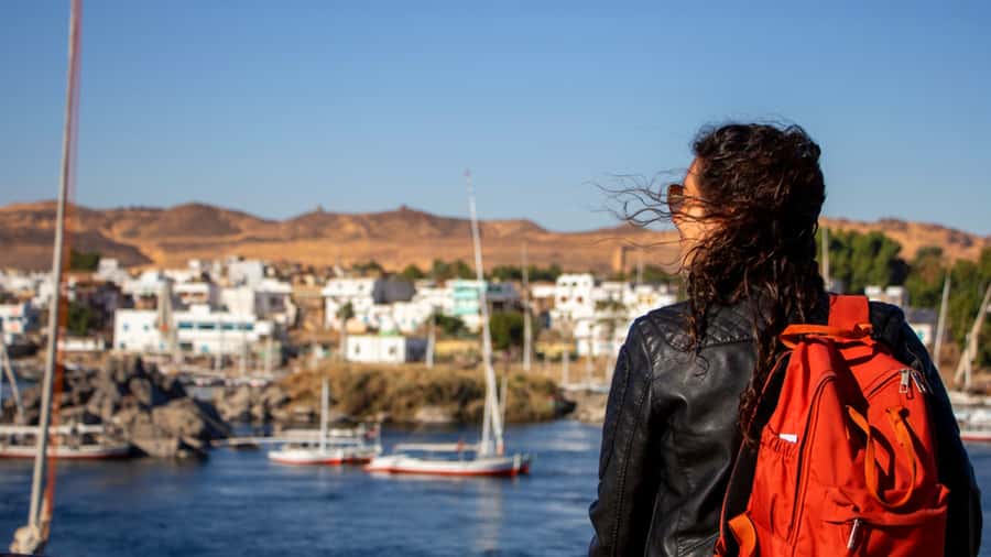 Aswan Private Felucca Ride: Sail Around Elephantine Island. - Elephantine Island from the river