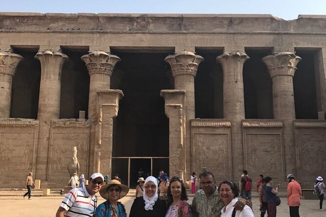 Aswan to Luxor via kom ombo and EDFu temples - Entering the Temple of Horus at Edfu