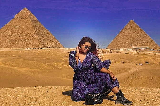 Best of the best Giza Pyramids, Nile Sphinx, Museum,Bazzar,Camel - The Sphinx and the temple beside it