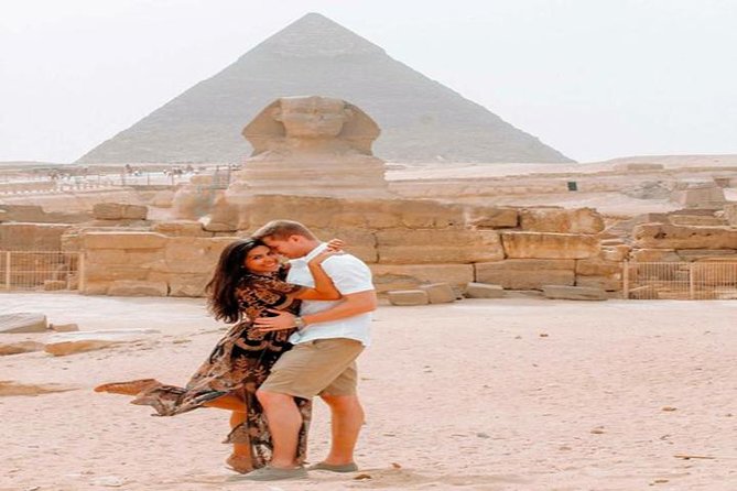 Best Private Giza Pyramids,Sphinx, New Grand Egyptian Museum - The desert viewpoint and 30-minute camel ride