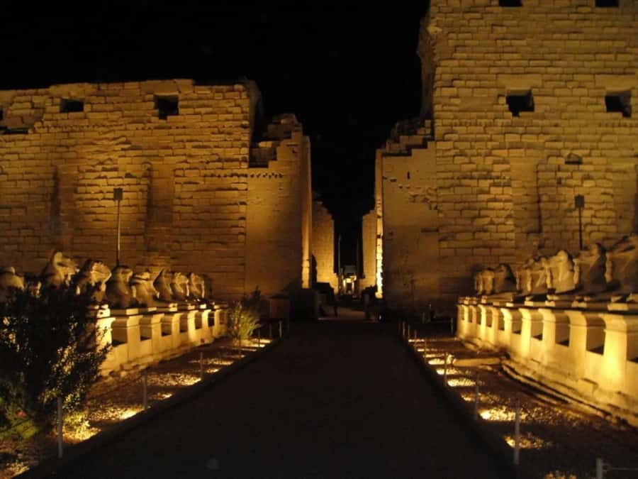 Book online Sound and Light Show at Karnk Temple in Luxor - Karnak Temple becomes a nighttime theater