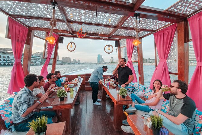 Cafelluca, private 5 star Felucca, 2 hours nile ride with drinks - The two-hour route and Cairo Tower view