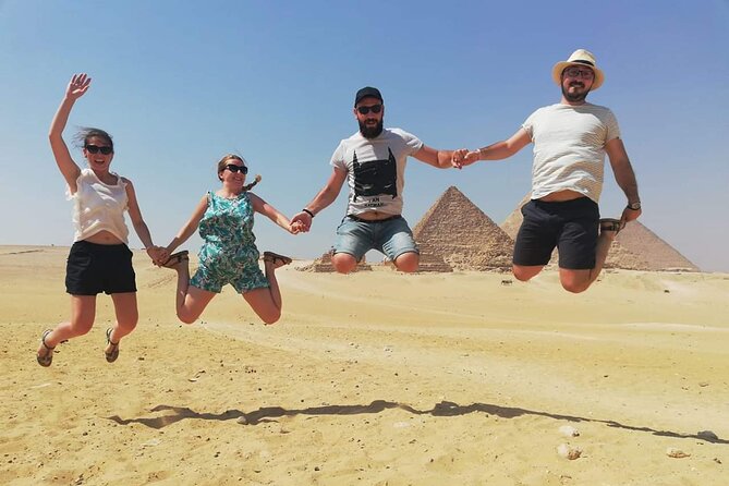 Cairo By Big Bus full day From Hurghada (Pyramids-sphinx-Egyptian Museum-Lunch) - Giza: three pyramids, one great view