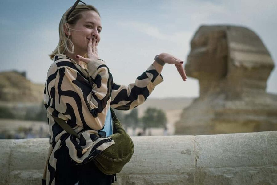 Cairo Day Tour: Pyramids, Museum, Camel Ride & Local Lunch - The Sphinx and the beliefs behind it