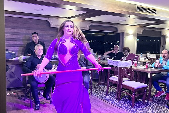 Cairo dinner cruise in Nile River ,Belly Dance and Tanura Show - What private really means here