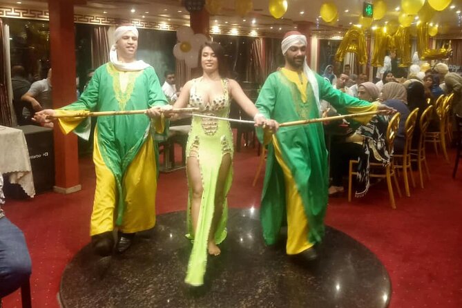 Cairo Dinner Cruise in Nile River With Belly Dancer & Tanora show - What you will see from the Nile after dark