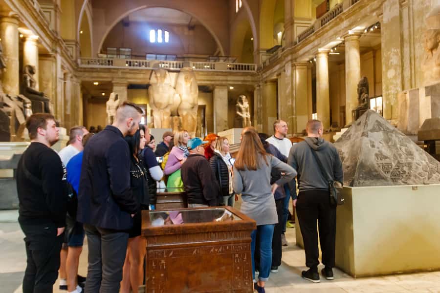 Cairo: Egyptian Museum, Pyramids & Bazaar Tour - What to expect inside the Egyptian Museum