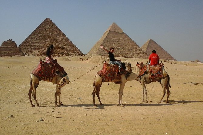 Cairo Full-Day Tours to Giza Pyramids ,Egyptian Museum & Bazaar - Giza Plateau and the first sight of the pyramids