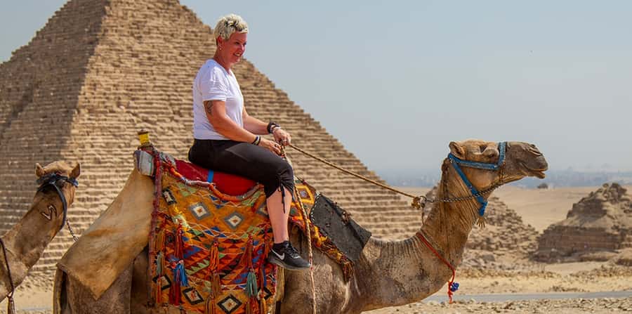 Cairo: Giza Pyramids & Museum of Egyptian Civilization Tour - The Great Pyramid is the main event