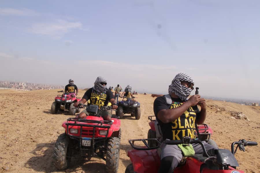 Cairo: Giza Pyramids Tour with Quad Bike Safari & Camel Ride - The Valley Temple and the Sphinx