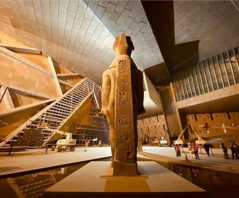 Cairo: Grand Egyptian Museum QR Ticket - Four exhibition halls and ancient objects