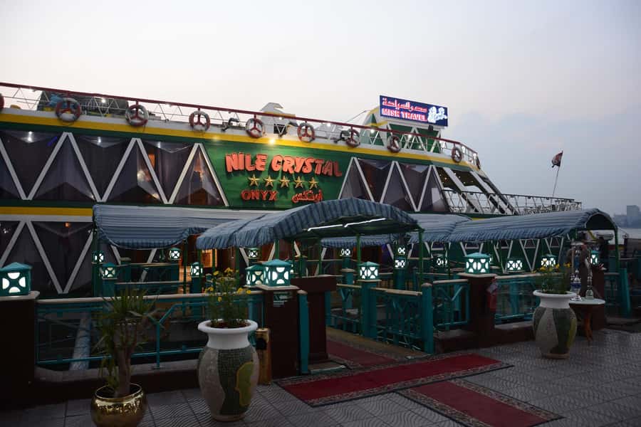 Cairo: Nile Sunset Dinner Cruise, Show & Optional Transfer - Dinner at the open buffet