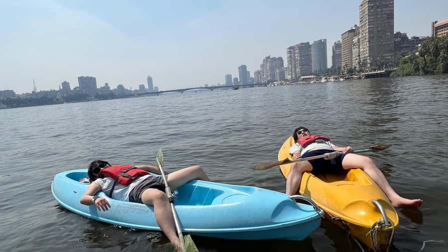 Cairo: Private Nile Kayaking Adventure with hotel transfers. - Two hours of paddling beneath Cairo’s open sky