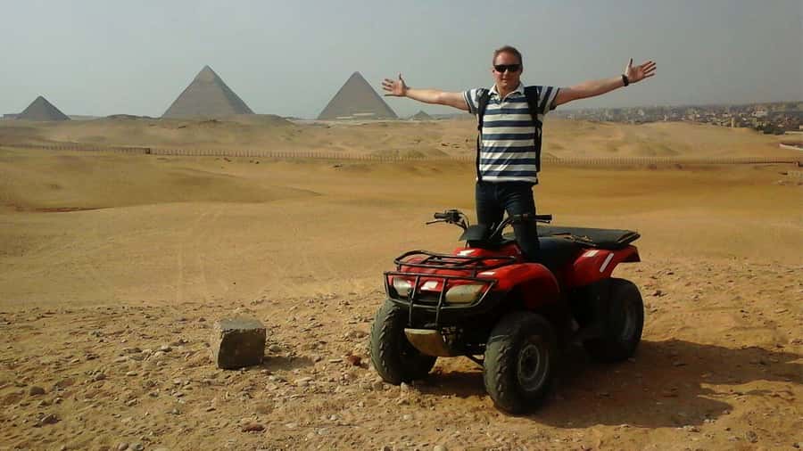 Cairo: Private Quad Bike Desert Tour with Pyramids & Sunset - Booking details that affect your day