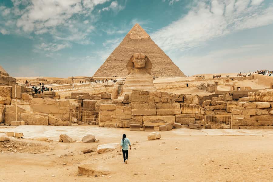 Cairo: Pyramids, Bazaar, Citadel Tour with Photographer - Camel ride through the Sahara toward the Sphinx