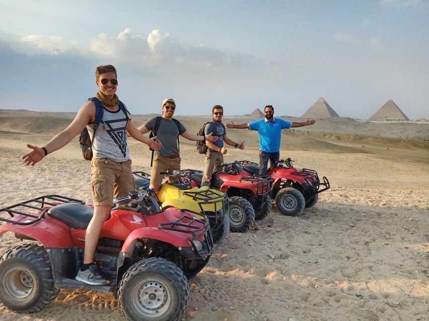 Cairo: Pyramids Quad Bike Adventure & Optional Camel Ride - The pyramid views and the Sphinx