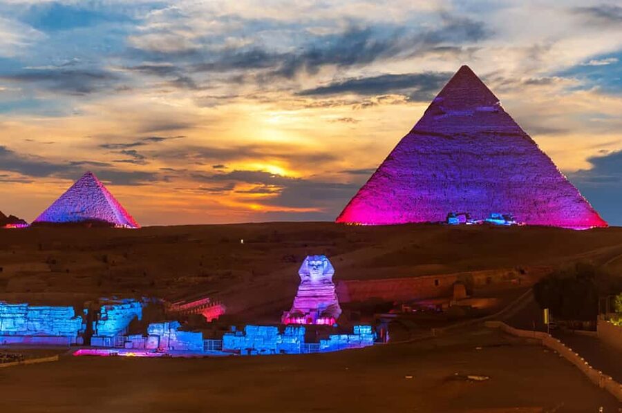 Cairo: Sound and Light Show at Giza Pyramids - What happens when you arrive at Giza