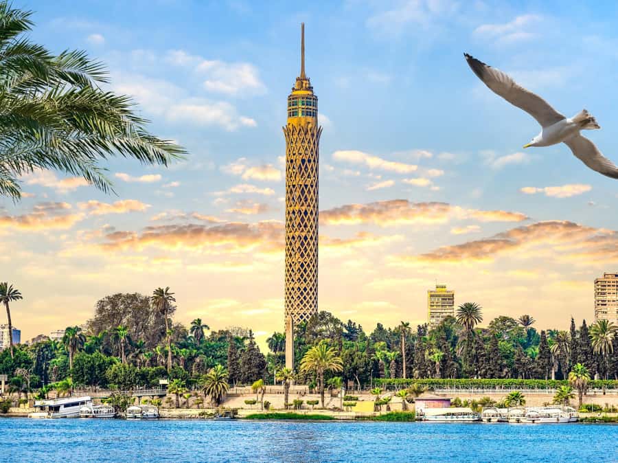 Cairo: Sunset Cairo Tower Tour With Nile River Dinner Cruise - Arriving at Cairo Tower before sunset