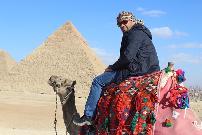 Camel or Horse riding Giza Pyramids Desert - Sunrise, sunset, or full-moon timing