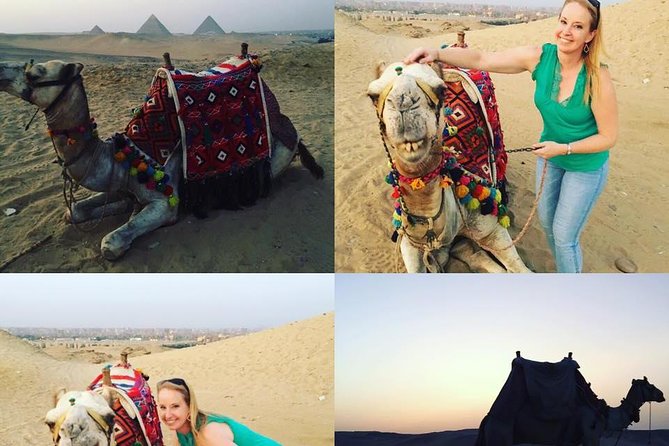 Camel Ride around Giza Pyramids Sunset or Sunrise or any time - Views of nine pyramids and the photo stops