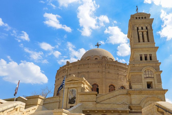 Coptic Cairo Tour: Cave Church of Saint Simon and Old Cairo churches - The Hanging Church above the Roman gate