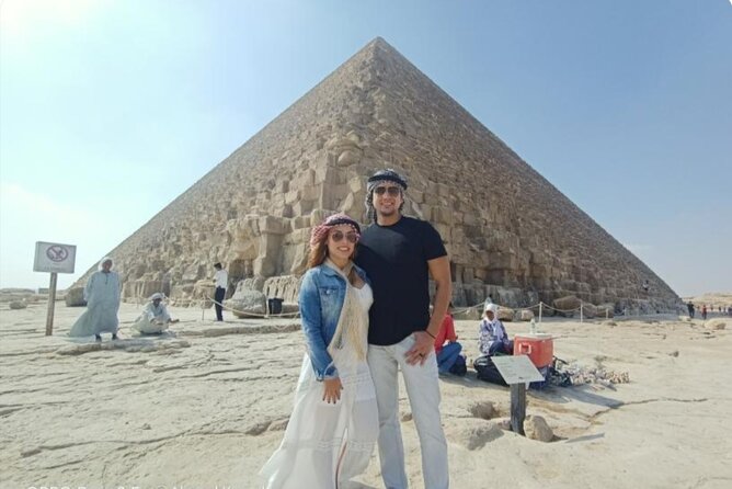 Day Tour to Giza Pyramids and The Grand Egyptian Museum - At the Giza Plateau with Cheops, Chephren, and Mykerinos