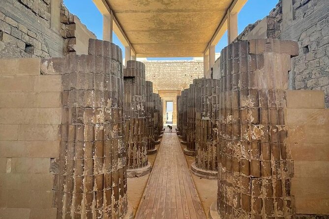 Day tour to Giza Pyramids, Memphis and Sakkara - Ancient Memphis and the statue of Ramses II