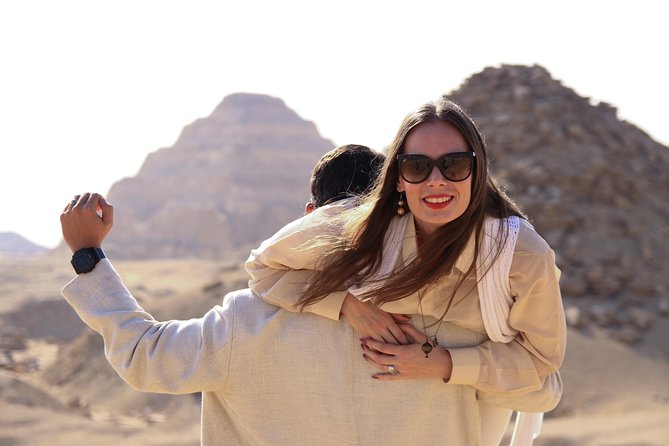 Day Tour to Giza Pyramids Memphis City Dahshur and Saqqara Pyramids - Khufu, Khafre, and Menkaure: know what your ticket covers