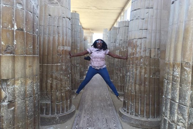 Day tour with Guide to Giza Pyramids, Sakkara, Dahshur and Memphis - Memphis and the fallen statue of Ramses II