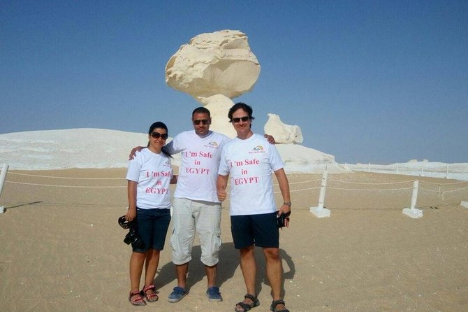 Day Trip To Bahariya Oasis Visit Black And White Desert From Cairo - White Desert and its chalky rock shapes