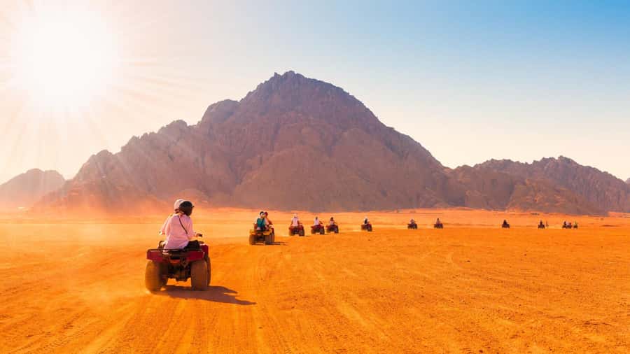 Desert Sunset Quad Bike ATV for 50Km, Oriental Show, Dinner, - Key points to know before you book