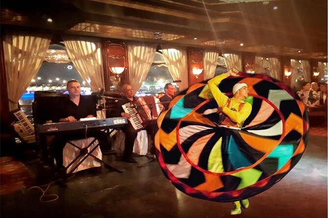 Dinner Cruise on the Nile River with Buffet, Cultural Show and Private Transfer in Cairo - Belly dancing, music, and the tanoura show