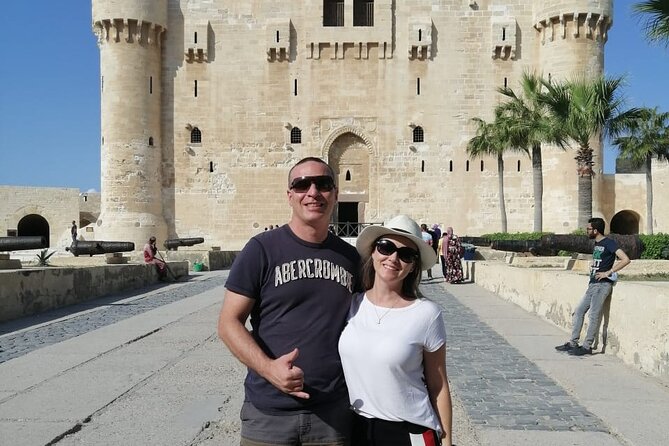 Discover Alexandria's Wonders: Full-Day Private Tour from Cairo - Qaitbay Citadel beside the Mediterranean