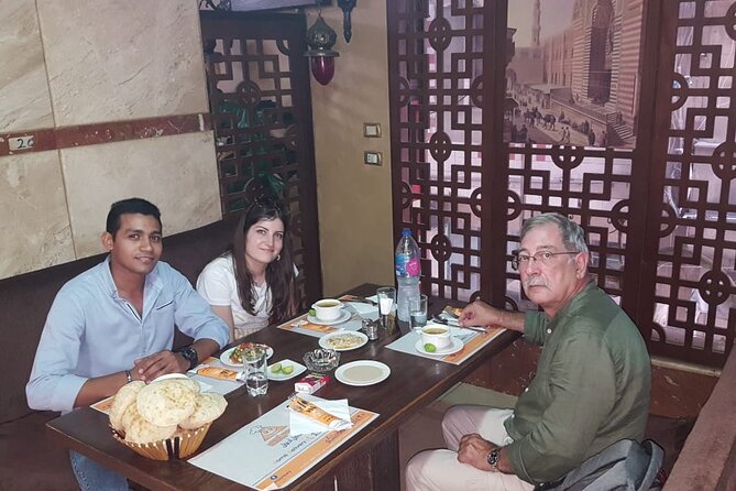 Egypt Food Tour & Egyptian food - Old Cairo streets, a bazaar, and a mosque