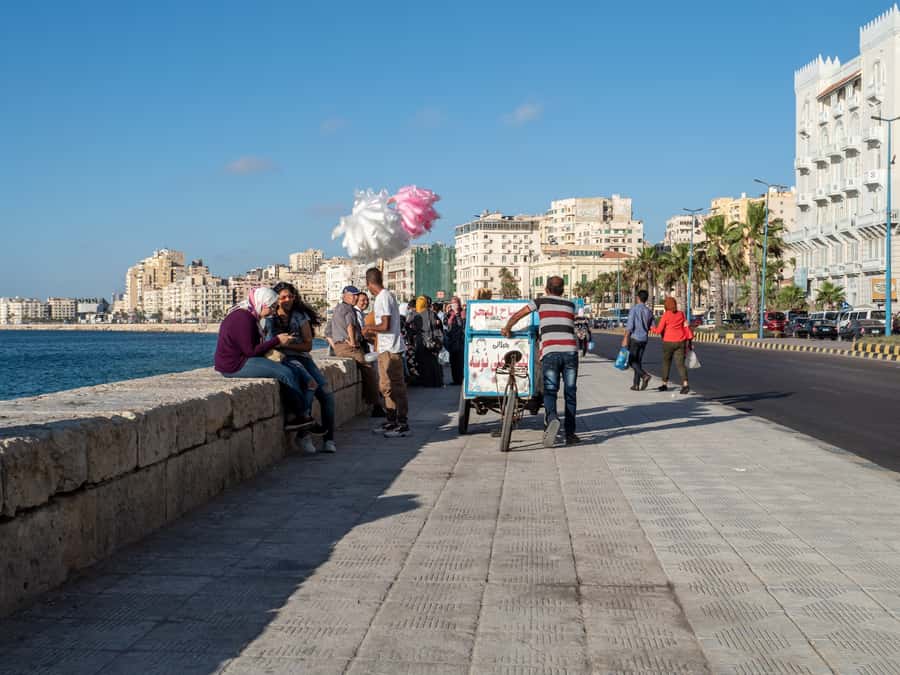 From Alexandria:- Alexandria Top Highlights half-day tour - Starting below street level at Kom El Shoqafa