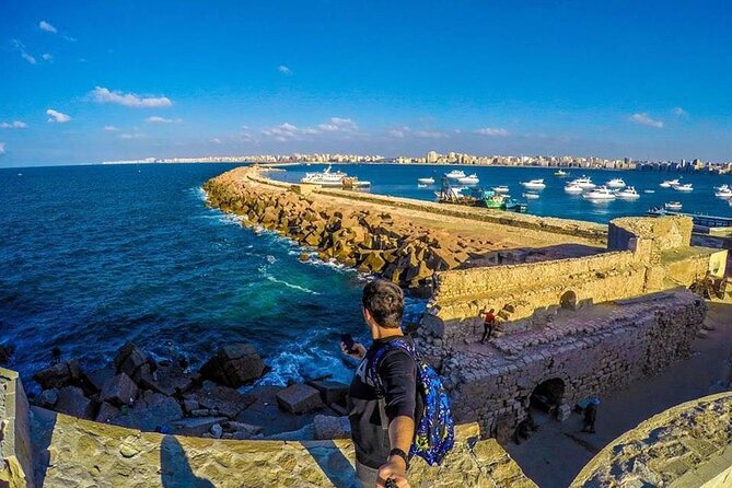 From Cairo: Alexandria Catacomb, Lighthouse, Citadel Trip & Lunch - Roman Amphitheatre and the monuments beneath the harbor