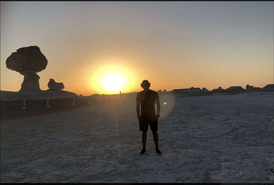 From Cairo: Bahariya Oasis and Black and White Desert Tour - Dark hills at the Black Desert