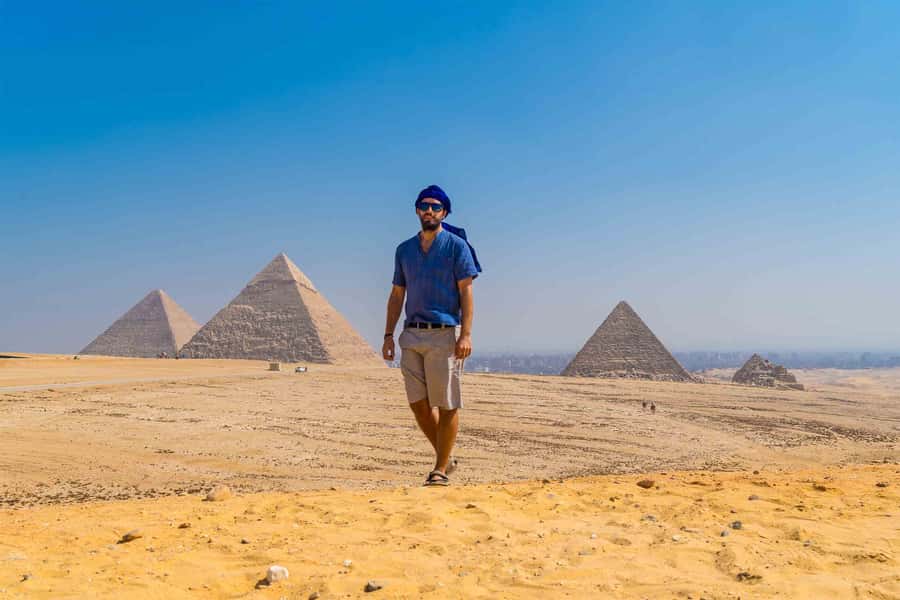 From Cairo: Half-Day Tour to Pyramids of Giza and the Sphinx - The Giza Plateau and panoramic viewpoint