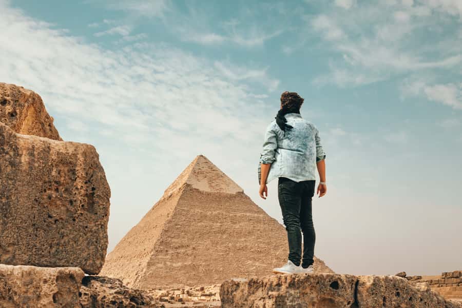 From Cairo: Pyramids of Giza, Sphinx, Saqqara & Memphis Tour - The Giza Plateau and three famous pyramids